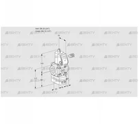 VAD120/15R/NQ-25B (88026301) Газовый клапан с регулятором давления Kromschroder