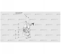 VAD3-/50R/NW-50A (88034346) Газовый клапан с регулятором давления Kromschroder