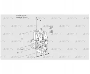 VCD1E20R/20R05ND-25QR3/PPPP/PPPP (88105725) Регулятор давления Kromschroder