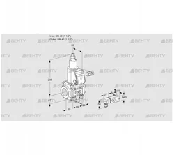 VAS240R/LW (88017221) Газовый клапан Kromschroder