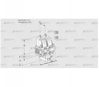 VCH3E40R/40R05FNHEVWR3/PPPP/PPPP (88106114) Клапан с регулятором расхода Kromschroder