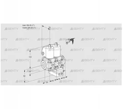 VCD1E25R/25R05ND-25QL/PPPP/PPPP (88100585) Регулятор давления Kromschroder