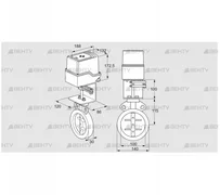 IDR100Z03D100AU/50-30H20TR10 (88303779) Дроссельная заслонка Kromschroder