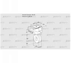 IBA65/50Z05/20-30W3E (88301171) Дроссельная заслонка Kromschroder