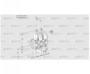 VCD1E20R/20R05ND-25WR/PPPP/PPPP (88103387) Регулятор давления Kromschroder