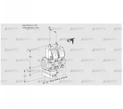 VCD2E40R/40R05D-100NWR/PPPP/PPPP (88105368) Регулятор давления Kromschroder