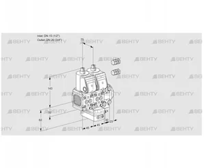 VCD1E15R/20R05FND-50VWR3/PPPP/PPPP (88101555) Регулятор давления Kromschroder