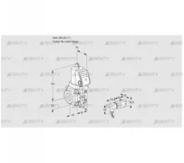 VAS1T25/-N/NQSR (88019068) Газовый клапан Kromschroder