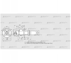 BIC 65HLR-0/35-(103)D (84199062) Газовая горелка Kromschroder