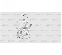 VAS780F05NWSR3B/MM/MM (88207305) Газовый клапан Kromschroder