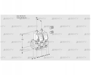 VCS2E50R/50R05NNQR3/PPPP/PPPP (88101338) Сдвоенный газовый клапан Kromschroder