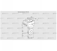 IBAF150Z05/40A2A (88300807) Дроссельная заслонка Kromschroder