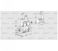 VCS8100F05NLKR3E/PPPP/PPZ- (88206546) Сдвоенный газовый клапан Kromschroder