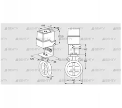 IDR32Z03A100AU/50-30W20E (88303672) Дроссельная заслонка Kromschroder