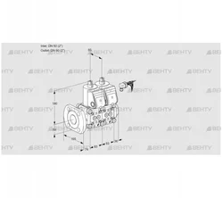 VCS3E50F/50R05NNWR3/PPPP/PPPP (88104955) Сдвоенный газовый клапан Kromschroder