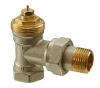 VЕN120 Клапан радиаторный угловой, 2-ходовой седельный, DIN, 2-Х трубная система, PN10, DN20, KVS 0.31..1.41 SIEMENS