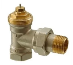 VЕN120 Клапан радиаторный угловой, 2-ходовой седельный, DIN, 2-Х трубная система, PN10, DN20, KVS 0.31..1.41 SIEMENS