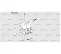 VCS1E10R/10R05NNWL3/PPPP/PPPP (88106442) Сдвоенный газовый клапан Kromschroder