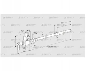 ZMIC 28B400R (84235046) Пилотная горелка Kromschroder