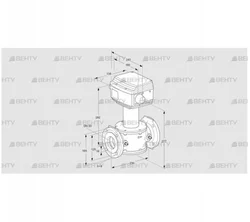 RV 50/LF05W60E (86060761) Регулирующий клапан Kromschroder