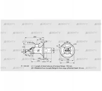 BIOA 65RB-150/35-(37)DB (84099130) Газовая горелка Kromschroder