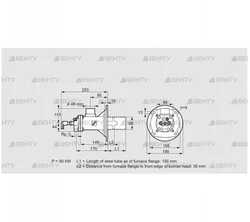 BIOA 65RB-150/35-(37)DB (84099130) Газовая горелка Kromschroder