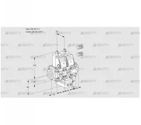 VCG1E25R/20R05NGEVWR3/PPPP/PPPP (88101404) Клапан с регулятором соотношения Kromschroder