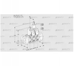 VCS2E40F/40F05NLWR3/PPPP/PPPP (88100110) Сдвоенный газовый клапан Kromschroder