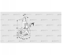 VAS8100F05LWB/PP/MM (88205258) Газовый клапан Kromschroder