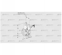 VAS115R/NQ (88000589) Газовый клапан Kromschroder