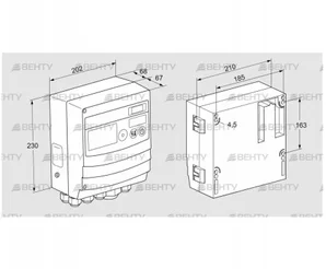 BCU460W0P2C0D0000K1E1-/LM400WF0O0E1- (88680283) Блок управления горением Kromschroder