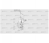 VAS240/-R/NQGR (88007633) Газовый клапан Kromschroder