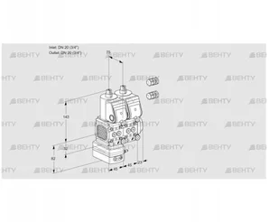 VCD1E20R/20R05FD-100NKR3/PPPP/PPPP (88101212) Регулятор давления Kromschroder