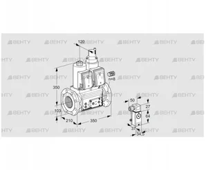 VCS8100F05NLWR3E/PPPP/P2PP (88204566) Сдвоенный газовый клапан Kromschroder