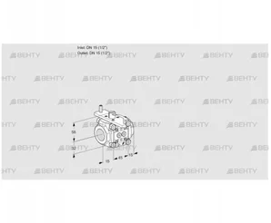 VFC1T15/15N05-15PPPP (88300670) Регулирующий клапан Kromschroder