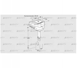 IBH50Z01A/40A2AR10 (88301136) Дроссельная заслонка Kromschroder