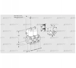 VCS1E15R/15R05NNWL6/PPBY/PPPP (88105684) Сдвоенный газовый клапан Kromschroder