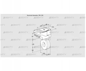 IBG100W05/40A2D (88303157) Дроссельная заслонка Kromschroder