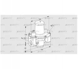 GDJ 40R04-0Z (03155044) Регулятор давления Kromschroder