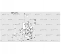 VCH1E20R/20R05NHEVWR3/PPPP/PPPP (88103227) Клапан с регулятором расхода Kromschroder