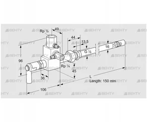 ZMI 16TB150N (84230015) Пилотная горелка Kromschroder