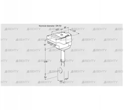 IBH50Z01A/20-60W3T (88302211) Дроссельная заслонка Kromschroder