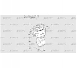 IBA150/100Z05/40A2DR10 (88302422) Дроссельная заслонка Kromschroder