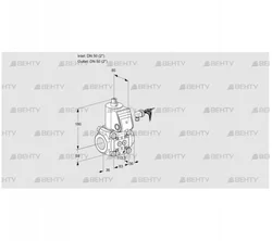 VAS350R/NW (88002193) Газовый клапан Kromschroder