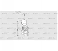 VAH1T-/15N/NQSLBA (88027681) Клапан с регулятором расхода Kromschroder