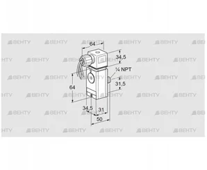 DG 17VCT6-6WG (84448041) Датчик-реле давления газа Kromschroder