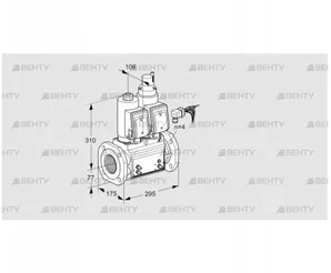 VCS665F05NLWGRB/MMPM/PPPP (88203652) Сдвоенный газовый клапан Kromschroder