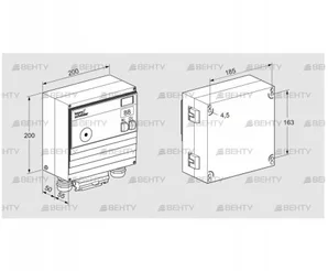 BCU460-3/1WGBP (88613537) Блок управления горением Kromschroder