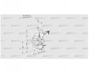 VAG350R/NWSRAE (88026141) Газовый клапан с регулятором соотношения Kromschroder