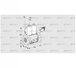 VCS665F05NNKLE/PPPP/PPPP (88207211) Сдвоенный газовый клапан Kromschroder